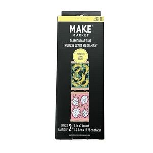 Make Market Fruit Diamond Art Kit Bananas & Dragon Fruit
